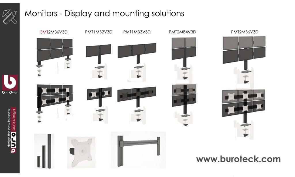 Multi-display-monitor-mounting-solurtions-Dubai